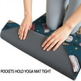 thumbnail image 3 of Baseball Gear Pattern Hot Yoga Mat Towel Non Slip for Hot Yoga - Quick-Drying Yoga Mat Cover with 4 Corner Pockets with Travel Bag - Hot Yoga Towel Non Slip 74"x26", 3 of 6