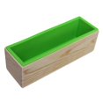 thumbnail image 3 of Modelo de fabricación de jabón de silicona, fundición epoxi, caja de madera rectangular, herramienta de accesorios para manualidades DIY hecha a BLESIY Epoxi de jabón de silicona, 3 of 8