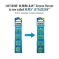 thumbnail image 3 of Listerine Ultraclean Access Flossers Disposable Heads Fresh Mint Crystals - (Pack of 4), 3 of 5