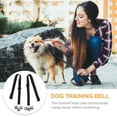 thumbnail image 3 of OULII 2Pcs Portable Dog Training Bell with Adjustable Rope and Adhesive Hooks for Household Use, 3 of 4