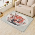 thumbnail image 2 of Cherry Blossoms Area Rugs for Bedroom Living Room - 2x3 ft - Japanese Style Carpet for Home Decor - Flower Patterned Decorative Indoor Small Rug - Washable & Soft & Non Slip & Low Pile (ZF&8337), 2 of 7