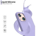 thumbnail image 4 of Entronix Funda de Silicona para iPhone 13, Suave Al Tacto, Antiarañazos y Antigolpes, Color Morado, 4 of 8