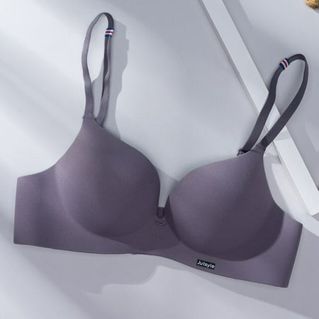 

QWZNDZGR Sexy Deep U Bras For Women Push Up Lingerie Seamless Wireless Bralette Fashion Comfortable Brassiere Female Underwear Intimates