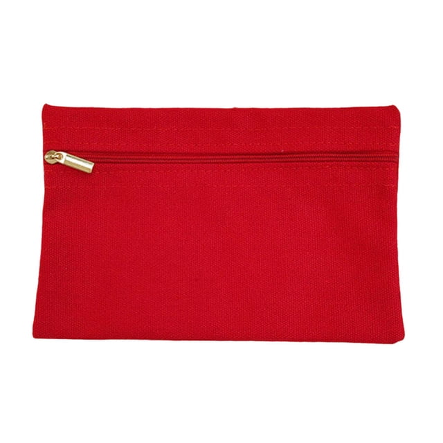 Bolsillo cosido con cremallera, ligero y fácil de instalar, para mayor seguridad y protección. rojo
