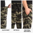 thumbnail image 6 of #followme Polar Fleece Pajama Pants for Men 45902-V-10780-RED-3XL (3X-Large, Rodeo Bandana - Red), 6 of 7