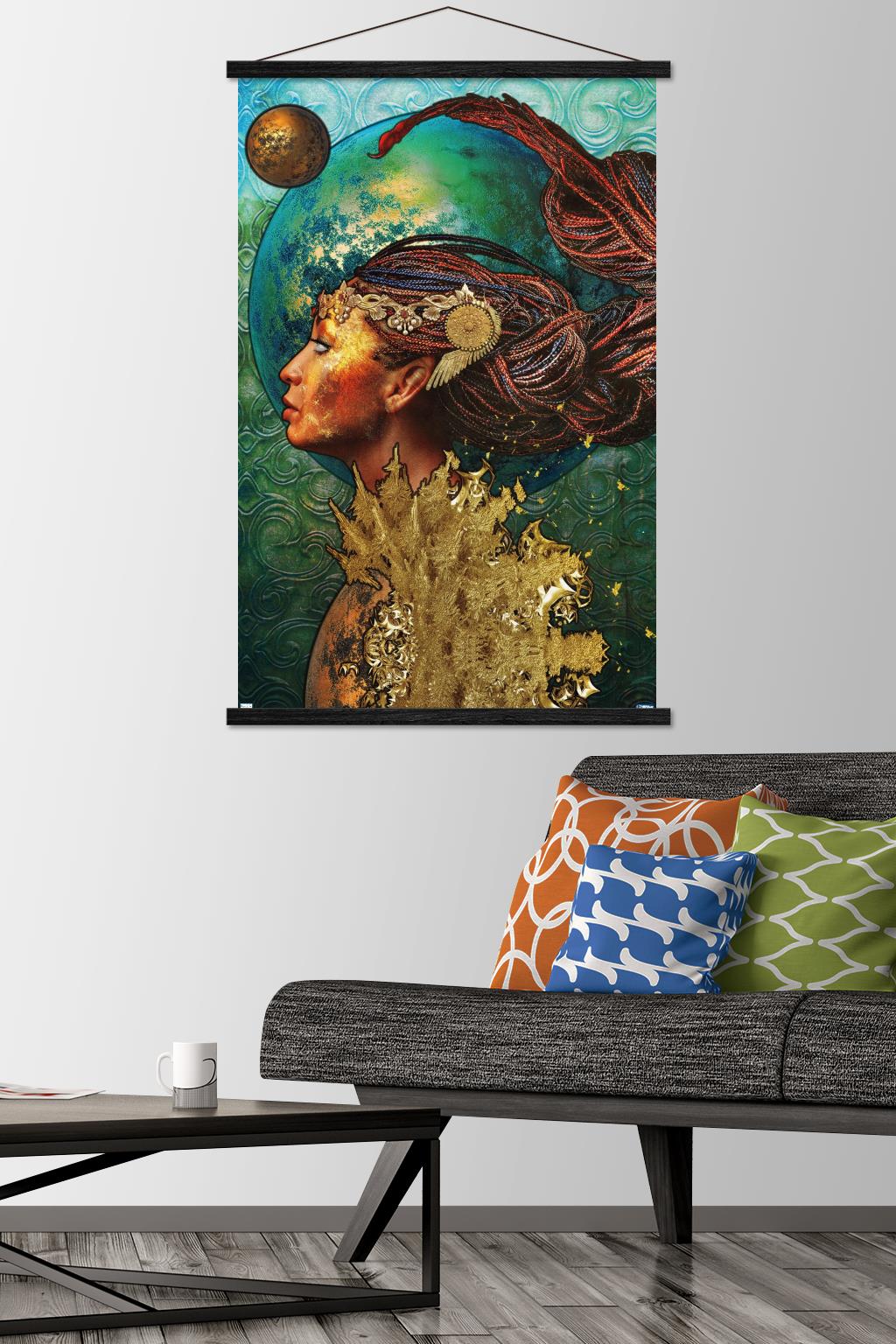 Jena DellaGrottaglia: Cosmic Zodiac - Scorpio Wall Poster with Magnetic Frame, 22.375" x 34"