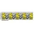 thumbnail image 2 of Ambesonne Yellow and White Fabric by the Yard Upholstery, Zigzag Pattern, 3 Yards, Yellow Cream Grey, 2 of 4