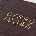 thumbnail image 5 of Fuente digital de latón para habitación de hotel, número de puerta de cobre puro, logotipo de corredor privado, tarjeta digital de cobre, 5 of 5
