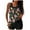 Black|racerback tankini swimsuits for women, variant on Brnmxoke Swimsuits for Women 2026 Tankini Set 2 Piece Printed Tummy Control Hawaiian Bathing Suit Modest Blouson Swimwear with Boyshorts Black,XL