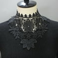 thumbnail image 2 of Collar falso para mujer, cuello falso desmontable, para niñas, ideal para disfraces de boda. Negro, 2 of 6