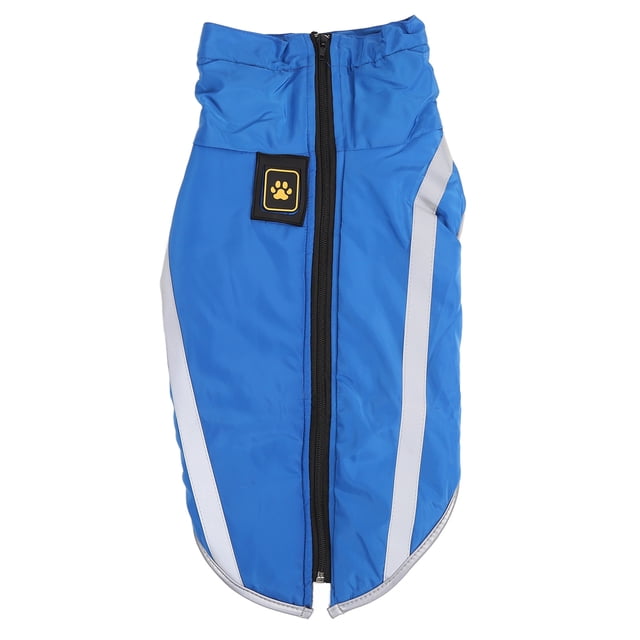 Dog Winter Vest, Dog Jacket Reflective Soft Polyester For Large Dogs For Pomeranian Blue