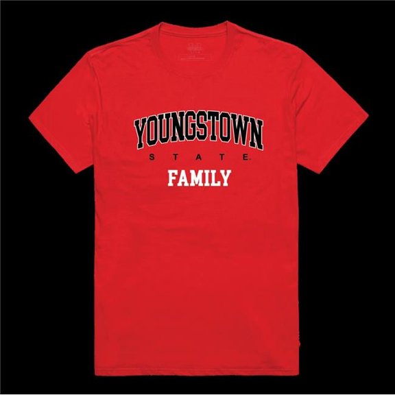Youngstown State University Penguins Family T-Shirt, Red - Extra Large
