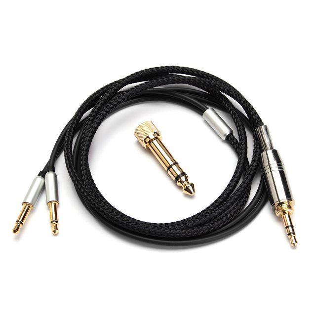 120CM Replacement Audio Upgrade Cable For Meze 99 Classics/Focal Elear Headphone