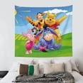 thumbnail image 5 of Winnie The Pooh Tapestry Wall Hanging Wall Art Decor Wall Tapestry For Living Room Bedroom Dorm 60x51 inch, 5 of 7