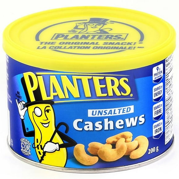Planters Cashews, Roasted & Unsalted, Planters Cashews, Roasted & Unsalted