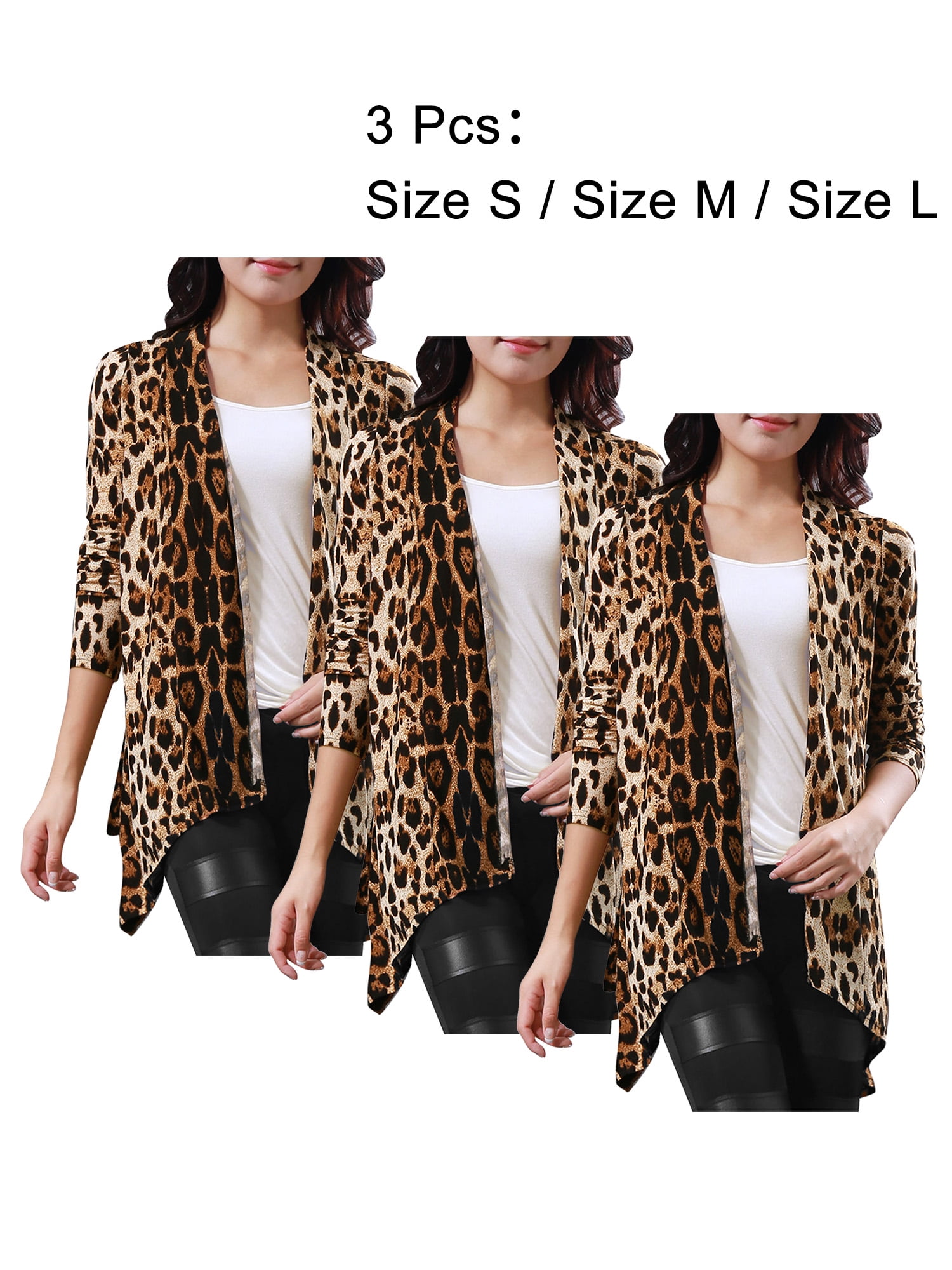 cheetah cardigan walmart