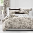 thumbnail image 2 of 6ix Tailors Maison Toile Sepia Comforter and Pillow Sham(s) Set Queen, 2 of 5