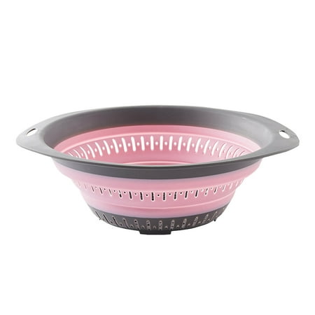 

Collapsible Colander And Strainer PP Silicone Kitchen Foldable Strainer For Pasta Veggies New Home Apartment Storage Rack for Kitchen Dish Drying Roll up Rack Medium Size Rolling Rack for Deep Dish