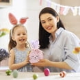 thumbnail image 6 of LSLJS Easter Basket Personalized for Girls & Boys Gifts Storage Organizer, Easter Baskets Bunny & Cute Egg Basket Bag, Easter Decorations Toy Storage, Candy, Party Bag, 6 of 6