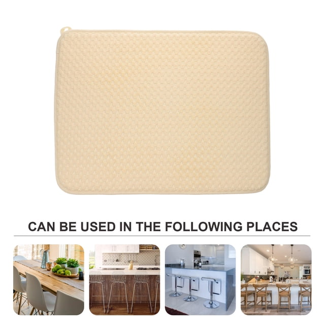 Phenofice Tapete Reutilizable Para De Utensilios De Cocina Color Amarillo Absorbente