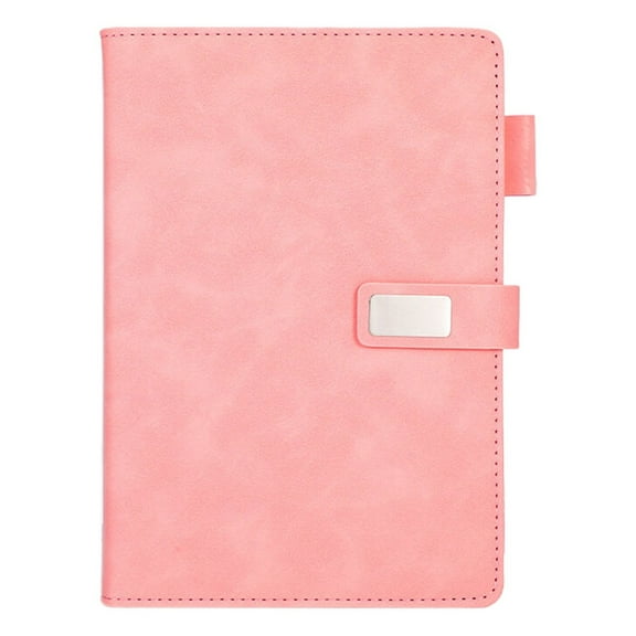 Back to Schol! Ngheia A5 Business Notebook Coral Pink 200 Pages, A5 Business High Value Notepad Custom Diary Set Registration Custom Notebook