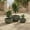 Green, variant on Safavieh Anita Round Beige Fiber Clay Plant Pots - Set of 3