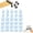 Light blue, variant on 30 PCS Pencil Number Charms,Reusable Classroom Pencil Labels, Pencil Tracking Markers for Supply Stations and School Organization