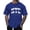 Blue, variant on Mens Graphic Tees Unisex City Landscape Printed Crew Neck Short Sleeve Loose Casual Street Daily Lifestyle Mens Tees Red M