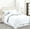 White, variant on Luxury Hotel 8-Pc Embossed Solid Over-Sized Comforter Set White - Queen Size