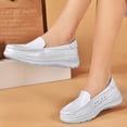 thumbnail image 6 of YOURDIARY Women Nurse Shoes Comfort Moccasins Nursing Lightweight Round Toe Work Breathable June Flat, 6 of 8