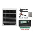 thumbnail image 1 of Portable Solar Panel 12V 50W Solar Cells Charger USB Dual DC 100A Solar Controller Kit Complete For Home Camping Car RV Boat ,Easy to Install, 1 of 7
