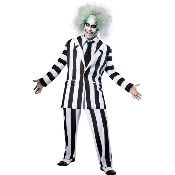 Beetlejuice Grand Heritage Costume for Men by Rubies, Medium