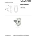 thumbnail image 7 of Viaggio Closta_Dd Circolo Solid Brass Non-Turning Two-Sided Dummy Knob Set - MultiColor, 7 of 7