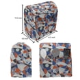 thumbnail image 4 of Mid Century Stand Mixer Cover, Mosaic of Various Shapes and Colors Modern Style Complex and Grid, Kitchen Appliance Organizer Bag Cover with Pockets, 5 Quarts, Multicolor, by Ambesonne, 4 of 4