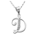 thumbnail image 1 of Collar Gargantilla Letra D Plata 925 45cm Horoz WP1404, 1 of 5