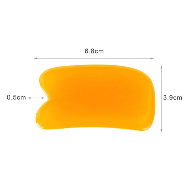 Gua Sha Board Raspado facial Placa de desguace Herramienta de masaje facial y corporal Nuevo SPA Masaje Cera de abejas Guasha Raspado para el cuello y la espalda Tan Jianjun unisex