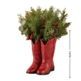 thumbnail image 2 of 7.87 Inch Cowgirl Boot Vase, Cowboy Decor for Flowers, Resin Rustic Boot Vases for Centerpieces, Unique Boot Planter, Modern Aesthetic Room Wedding Decor, 2 of 6