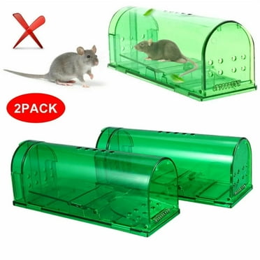 LYCAQL Humane Mouse Traps 2 Pack Live Catch and Release Good Mousetrap