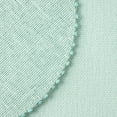 thumbnail image 5 of Martha Stewart Woven Water Resistant Lindos Fabric Placemat Set 6-Pack, 15" Round, Aqua, 5 of 10
