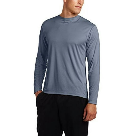 ASICS Men's Core Long Sleeve Slate Grey Top, Sz. 2X-Large