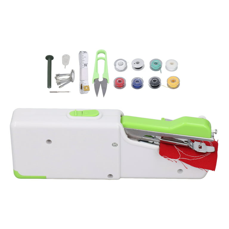 Handheld Sewing Machine, Hand Held Sewing Device Ergonomic Design Easy Operation Durable Mini for Clothes