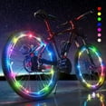 thumbnail image 2 of Daretodo 2-Tire Pack LED Bike Wheel Lights, Bike Lights Bright Waterproof Cycling Tire Light Front and Back Spoke Lights Bike Decoration Lights,Easy Install and Fits Most Bikes, 2 of 5