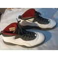 thumbnail image 5 of Ni - ke Ni - ke Air Jordan 10 X Retro Chicago Bulls White Black Red 310805-100 Mens 8.5, 5 of 5