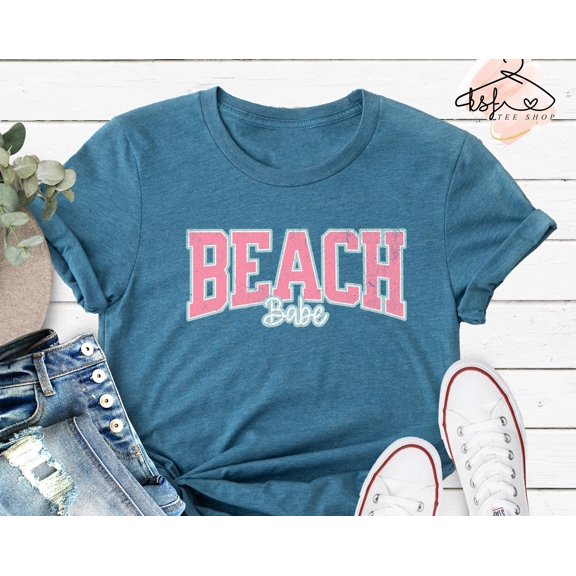 Beach Babe TShirt Summer Vacation Tee