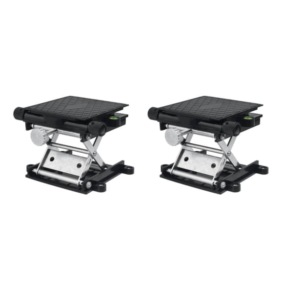 Yuarrent Plataforma de elevación ajustable Plataforma de equipo giratoria 360 para experimento Tipo 1 2piezas