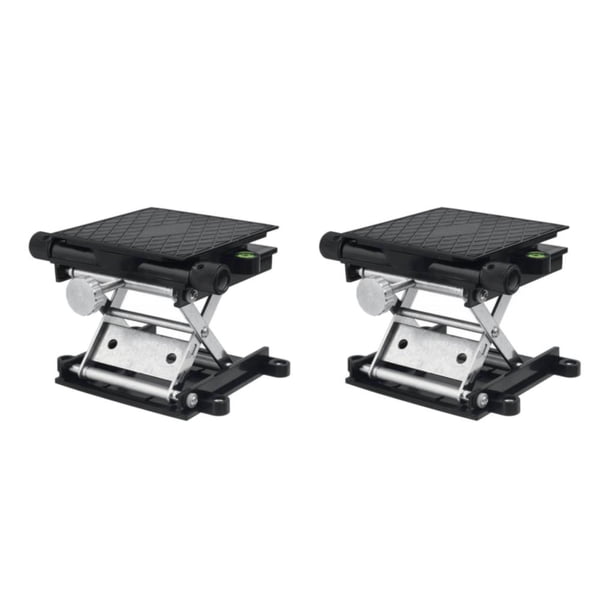 Yuarrent Plataforma de elevación ajustable Plataforma de equipo giratoria 360 para experimento Tipo 1 2piezas