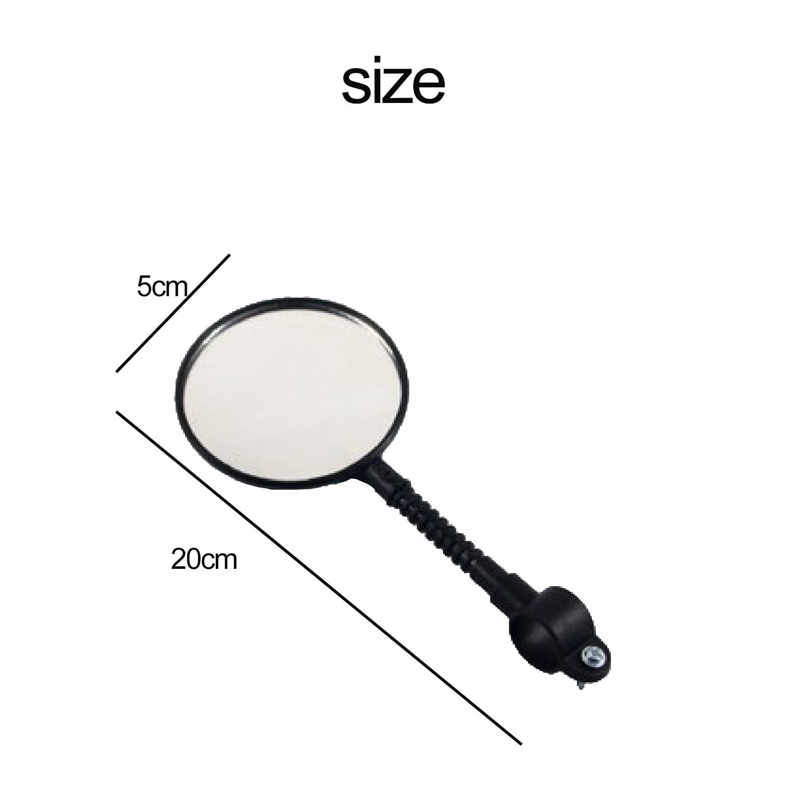 Nlager Rearview Mirror Accessories for New Handlebar Bike Mirror with Adjustable Bicycle Rearview Mirror with Reflector Safety Bike Riding Accessories Black Nlager Rearview Mirror Accessories for New Handlebar Bike Mirror with Adjustable Bicycle Rearview Mirror with Reflector Safety Bike Riding Accessories Black