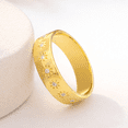 thumbnail image 7 of Earth Gems Jewelry Designer Band Ring Sterling Silver Ring Gold Plated Band Ring Gemstone Band Ring for Women, 7 of 7