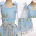 thumbnail image 4 of IDOPIP Toddler Flower Girl Dress Spaghetti Straps Floral Embroidered Tulle Dress Tea Party fairy dress, 4 of 8