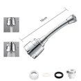 thumbnail image 1 of Flexible Kitchen Tap Head Water Saving Faucet Extender Sink Spray Aerator Home, 1 of 8